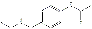 N-{4-[(ethylamino)methyl]phenyl}acetamide Struktur