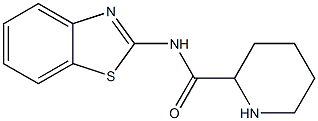 N-1,3-benzothiazol-2-ylpiperidine-2-carboxamide Struktur