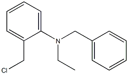 N-benzyl-2-(chloromethyl)-N-ethylaniline Struktur