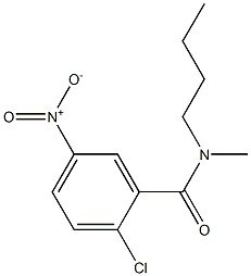 N-butyl-2-chloro-N-methyl-5-nitrobenzamide Struktur