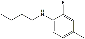 N-butyl-2-fluoro-4-methylaniline Struktur