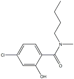 N-butyl-4-chloro-2-hydroxy-N-methylbenzamide Struktur