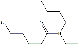 N-butyl-5-chloro-N-ethylpentanamide Struktur