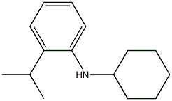 N-cyclohexyl-2-(propan-2-yl)aniline Struktur