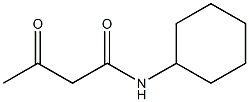 N-cyclohexyl-3-oxobutanamide Struktur