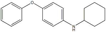 N-cyclohexyl-4-phenoxyaniline Struktur