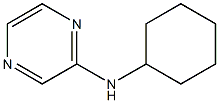 N-cyclohexylpyrazin-2-amine Struktur