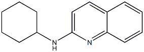 N-cyclohexylquinolin-2-amine Struktur