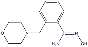 N'-hydroxy-2-(morpholin-4-ylmethyl)benzenecarboximidamide Struktur