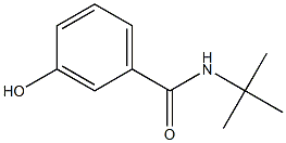 N-tert-butyl-3-hydroxybenzamide Struktur