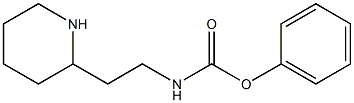 phenyl N-[2-(piperidin-2-yl)ethyl]carbamate Struktur