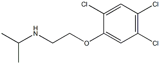 propan-2-yl[2-(2,4,5-trichlorophenoxy)ethyl]amine Struktur