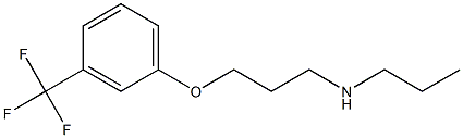 propyl({3-[3-(trifluoromethyl)phenoxy]propyl})amine Struktur