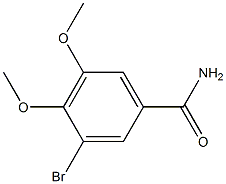 3-bromo-4,5-dimethoxybenzamide Struktur