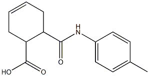 6-(4-toluidinocarbonyl)-3-cyclohexene-1-carboxylic acid Struktur