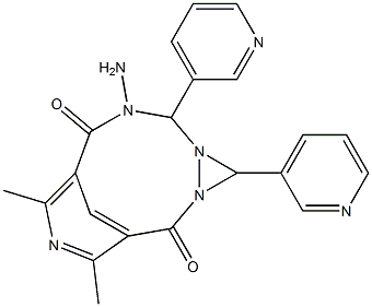 2,6-dimethyl-N'~3~,N'~5~-bis(3-pyridinylmethylene)-3,5-pyridinedicarbohydrazide Struktur