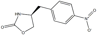 (S)-4-(4-Nitrobenzyl)-1,3-oxazolidone-2 Struktur