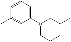 N,N-Dipropyl-m-methylaniline Struktur