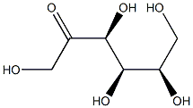 D-Fructose  solution Struktur