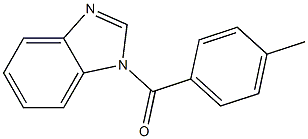 1H-benzimidazol-1-yl(4-methylphenyl)methanone Struktur