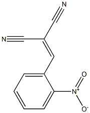 2-(2-nitrobenzylidene)malononitrile Struktur