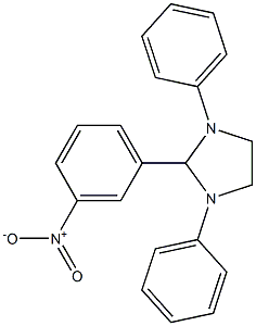 2-(3-nitrophenyl)-1,3-diphenylimidazolidine Struktur