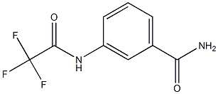 3-[(2,2,2-trifluoroacetyl)amino]benzamide Struktur