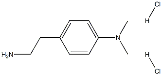 4-(2-aminoethyl)-N,N-dimethylaniline dihydrochloride Struktur