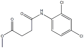 methyl 4-(2,4-dichloroanilino)-4-oxobutanoate Struktur