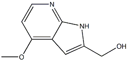 (4-Methoxy-1H-pyrrolo[2,3-b]pyridin-2-yl)methanol ,97% Struktur