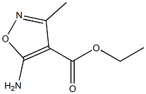 Ethyl 5-amino-3-methylisoxazole-4-carboxylate ,97% Struktur