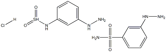 3-Sulfonamidophenylhydrazine
3-Hydrazinobenzene-1-sulfonamide hydrochloride Struktur