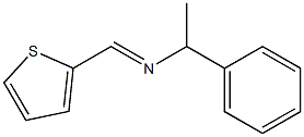 N-[(1S)-1-Phenylethyl](2-thienyl)methaneimine Struktur