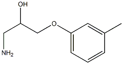 1-Amino-3-(3-methylphenoxy)-2-propanol Struktur