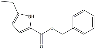 5-Ethyl-1H-pyrrole-2-carboxylic acid benzyl ester Struktur