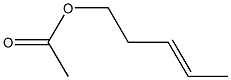 Acetic acid 3-pentenyl ester Struktur