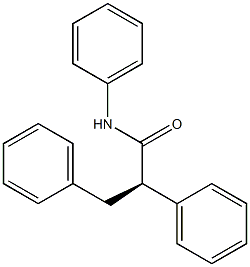 [R,(-)]-2,3,N-Triphenylpropionamide Struktur