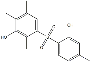 2',3-Dihydroxy-2,4,4',5,5'-pentamethyl[sulfonylbisbenzene] Struktur