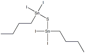 Bis(butyldiiodostannyl) sulfide Struktur