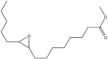 9,10-Epoxypentadecanoic acid methyl ester Struktur