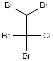 1,1,2,2-Tetrabromo-1-chloroethane Struktur