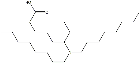 6-(Dioctylamino)nonanoic acid Struktur