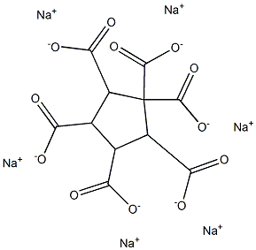 1,1,2,3,4,5-Cyclopentanehexacarboxylic acid hexasodium salt Struktur