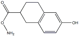 2-Amino-6-hydroxy-1,2,3,4-tetrahydronaphthalene-2-carboxylic acid Struktur