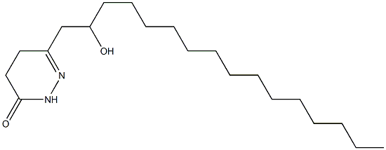 4,5-Dihydro-6-[2-hydroxyhexadecyl]pyridazin-3(2H)-one Struktur