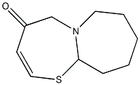 7,8,9,10,11,11a-Hexahydroazepino[2,1-b][1,3]thiazepin-4(5H)-one Struktur