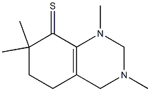 1-Methyl-3-methyl-7,7-dimethyl-1,2,3,4,5,6,7,8-octahydroquinazoline-8-thione Struktur