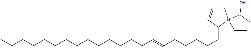 1-Ethyl-2-(6-henicosenyl)-1-(1-hydroxyethyl)-3-imidazoline-1-ium Struktur