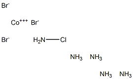 Chloropentamminecobalt(III) bromide Struktur