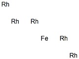 Iron pentarhodium Struktur